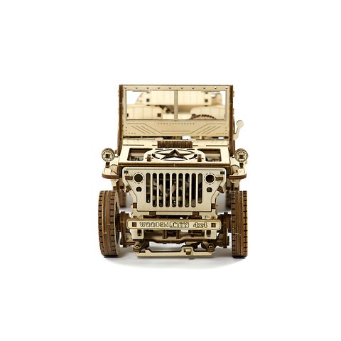 Wooden mechanical 3D Puzzle Wooden.City 4x4 Vehicle Preview 4