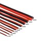 Wire In Silicone Insulation 2x10AWG, (5.3 mm², 1 m, red, black, UL3135) Preview 1