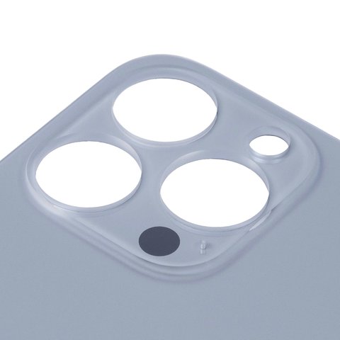 Housing Back Cover compatible with iPhone 13 Pro, (blue, no need to remove the camera glass, Original (PRC), sierra Blue, big hole) Preview 1