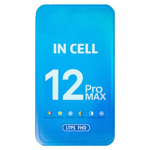 LCD compatible with Apple iPhone 12 Pro Max, (black, with frame, AAA, (TFT), ZY, LTPS HD+) Preview 1