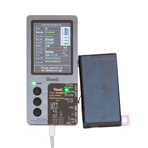 Battery compatible with iPhone 12, iPhone 12 Pro, (Li-ion, 3.83 V , 3250 mAh, High Capacity, without error "Unknown Part", (A2479)) Preview 1