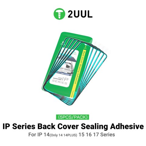 Adhesivo para panel trasero de carcasa (cinta doble faz) 2UUL BA15PM puede usarse con Apple iPhone 15 Pro Max, 5 uds., adhesive Vista previa  1