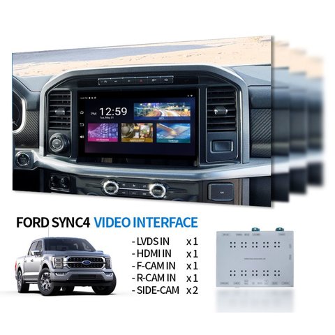 Video Interface for Ford Models with Sync 4.0 of 2021~ MY Preview 2