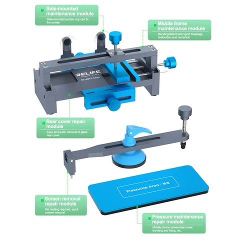 Holder RELIFE RL-601P MAX, (for mobile device repair) Preview 8