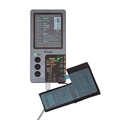 Batería Mechanic puede usarse con Apple iPhone X, Li-Polymer, 3.82 V, 3050 mAh, mayor capacidad, original IC Vista previa  1