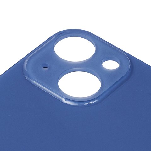 Panel trasero de carcasa puede usarse con iPhone 13, azul, no es necesario desmontar la cámara, Original (PRC), big hole Vista previa  1