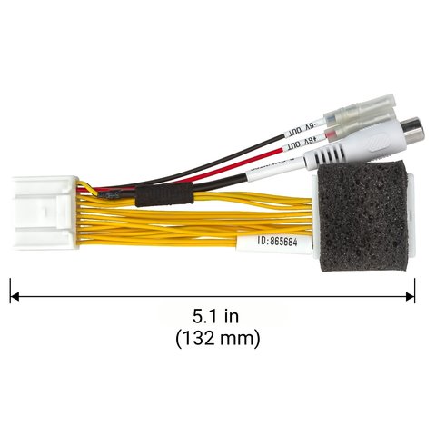 Кабель для подключения камеры заднего вида в Toyota GEN5 / GEN6 Превью 5