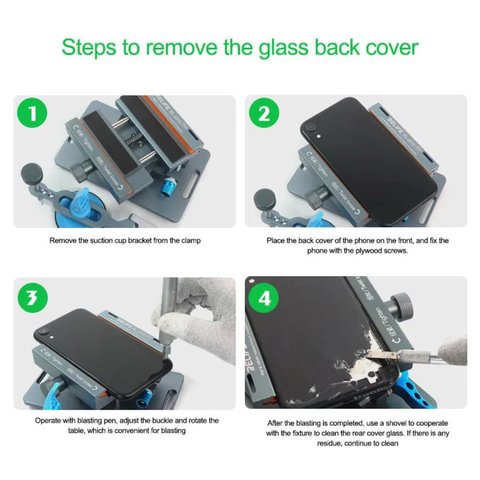 Держатель RELIFE RL-601S Plus, для ремонта мобильных устройств, универсальный, 360° Превью 1