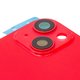 Задня панель корпуса для iPhone 14 Plus, червона, із склом камери, Original (PRC), red Прев'ю 1