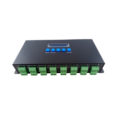 Световой Ethernet-SPI/DMX512-контроллер BC-216 (16 канала, 340 пкс, 5 ...
