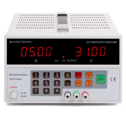 Лабораторний блок живлення Masteram MR3010MR Прев'ю 1
