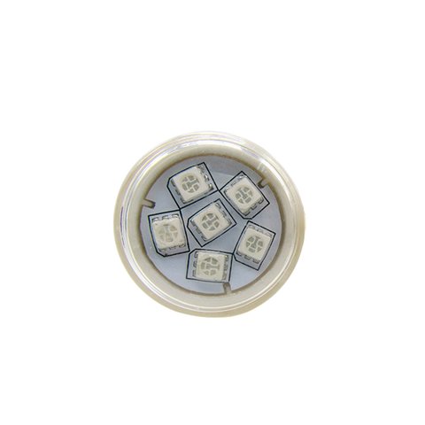 Комплект круглых LED-модулей (полноцветные, 6 светодиодов SMD5050, 38 мм, IP67, 20 шт.) Превью 2