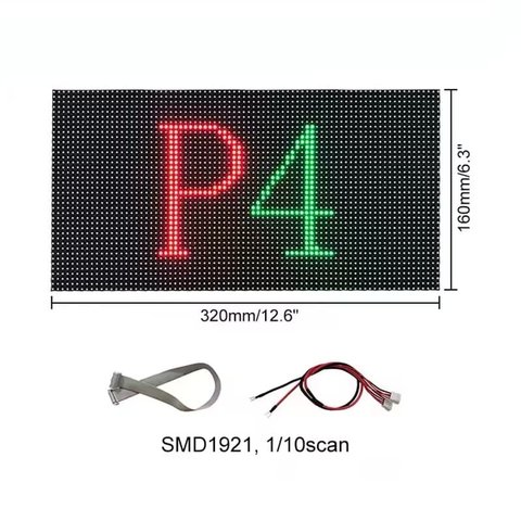 LED-модуль Evershine для рекламних екранів P4-RGB-SMD (320 × 160 мм, 80 × 40 точок, IP65, 4500 нт) Прев'ю 5